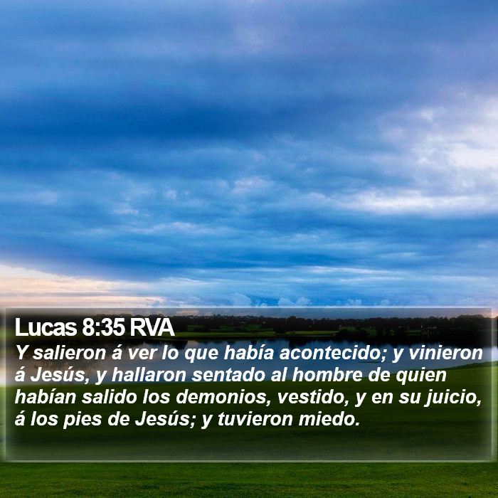 Lucas 8:35 RVA Bible Study