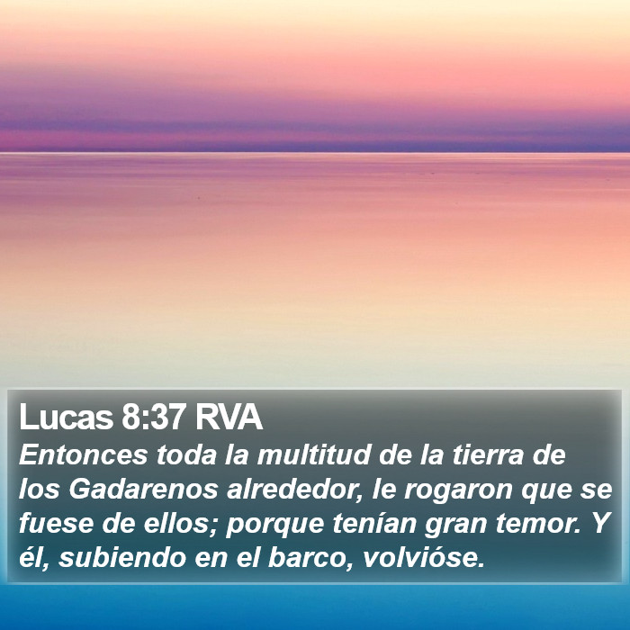 Lucas 8:37 RVA Bible Study