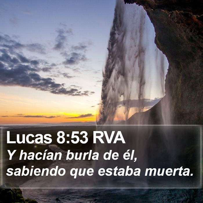 Lucas 8:53 RVA Bible Study