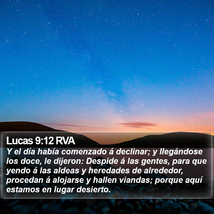 Lucas 9:12 RVA Bible Study