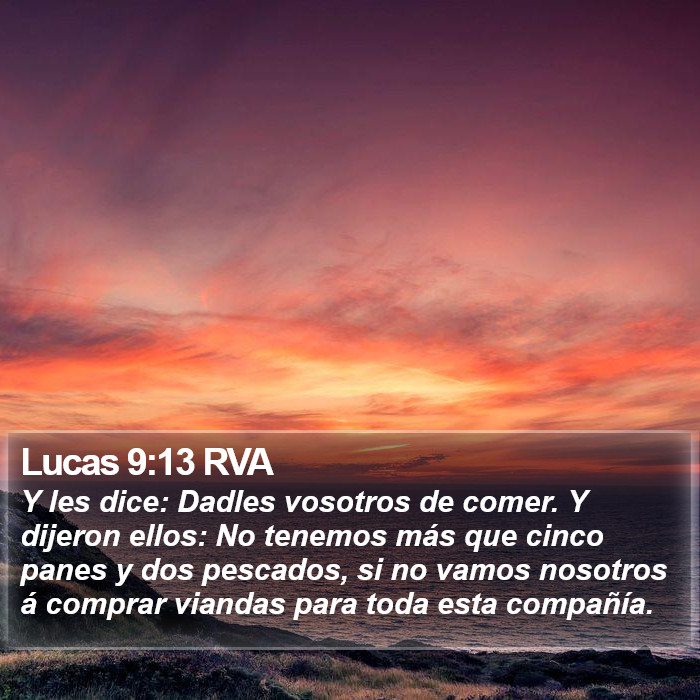 Lucas 9:13 RVA Bible Study