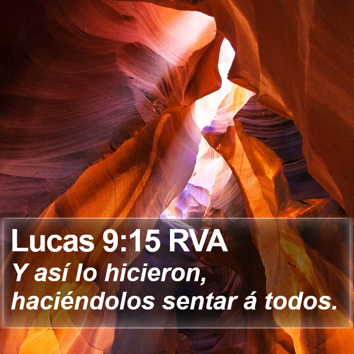 Lucas 9:15 RVA Bible Study