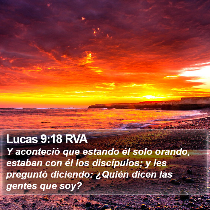 Lucas 9:18 RVA Bible Study