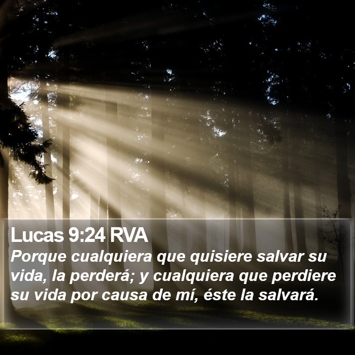 Lucas 9:24 RVA Bible Study