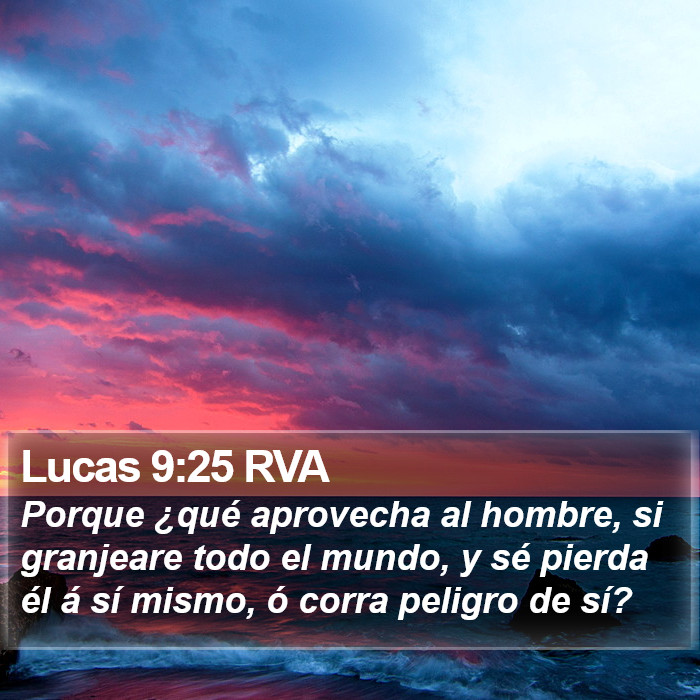 Lucas 9:25 RVA Bible Study