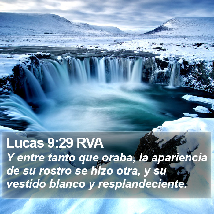 Lucas 9:29 RVA Bible Study