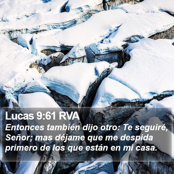 Lucas 9:61 RVA Bible Study