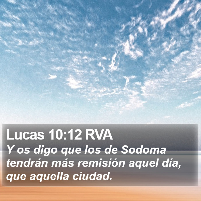 Lucas 10:12 RVA Bible Study