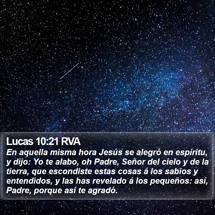 Lucas 10:21 RVA Bible Study