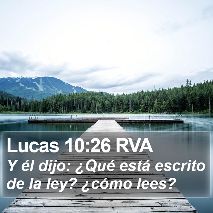 Lucas 10:26 RVA Bible Study