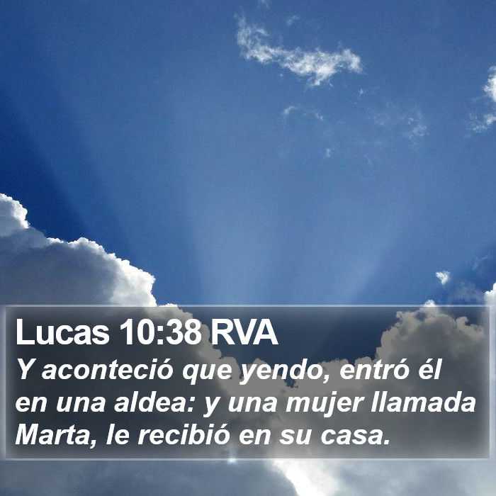 Lucas 10:38 RVA Bible Study