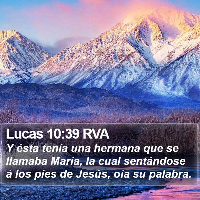 Lucas 10:39 RVA Bible Study