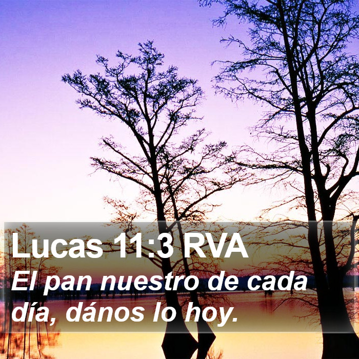 Lucas 11:3 RVA Bible Study