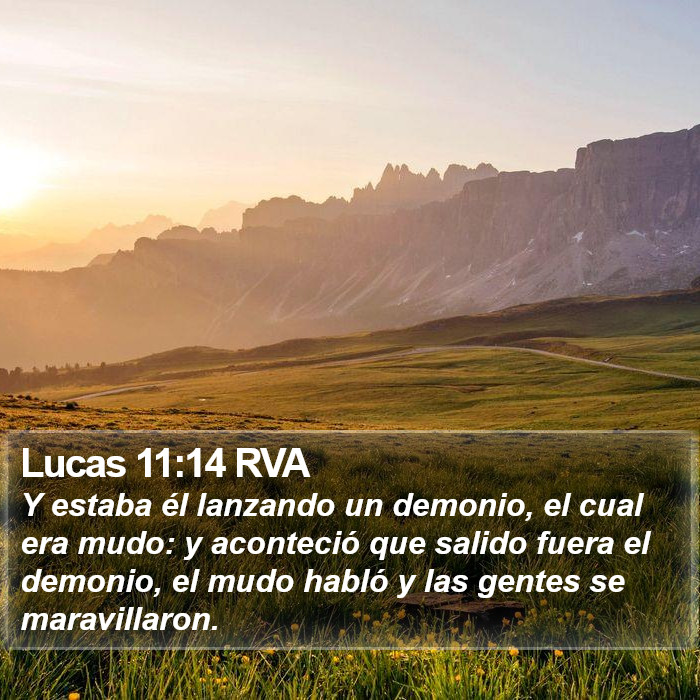 Lucas 11:14 RVA Bible Study