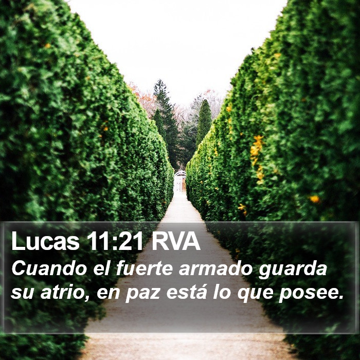 Lucas 11:21 RVA Bible Study