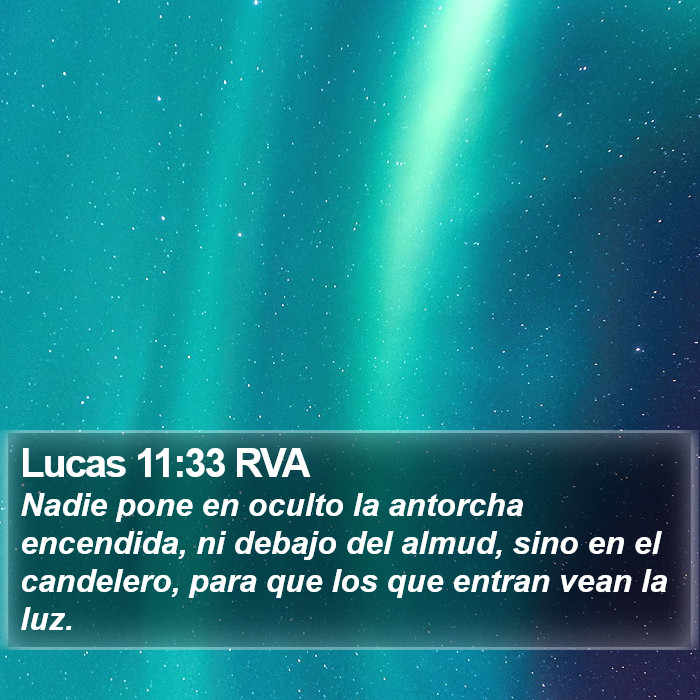 Lucas 11:33 RVA Bible Study