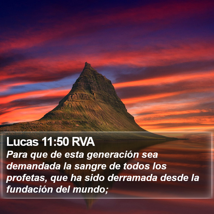 Lucas 11:50 RVA Bible Study