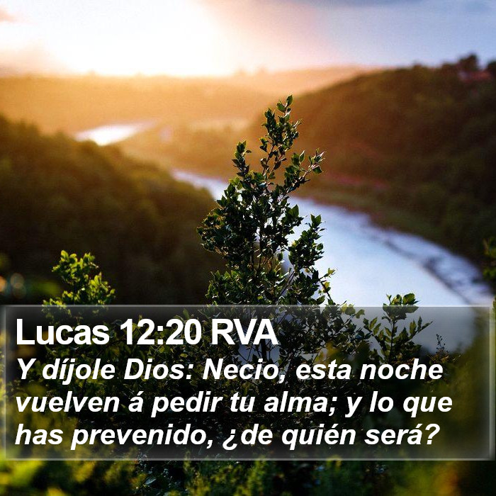 Lucas 12:20 RVA Bible Study