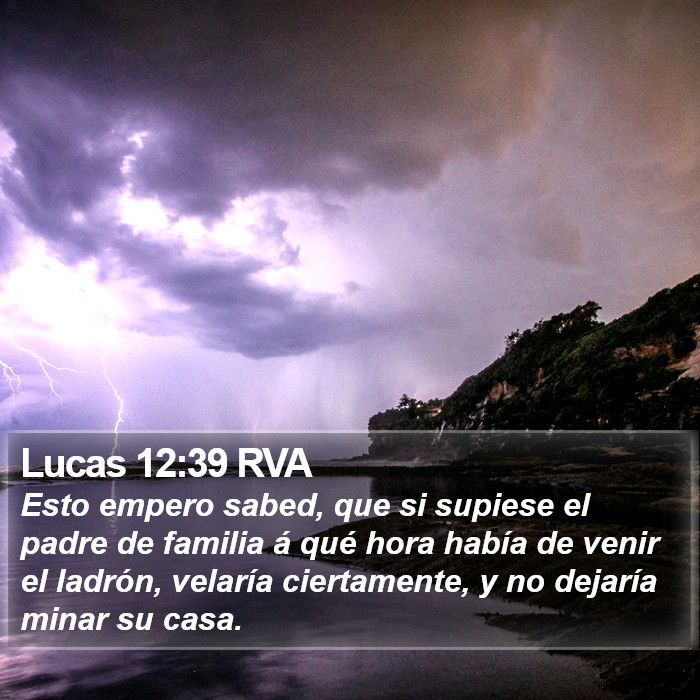 Lucas 12:39 RVA Bible Study