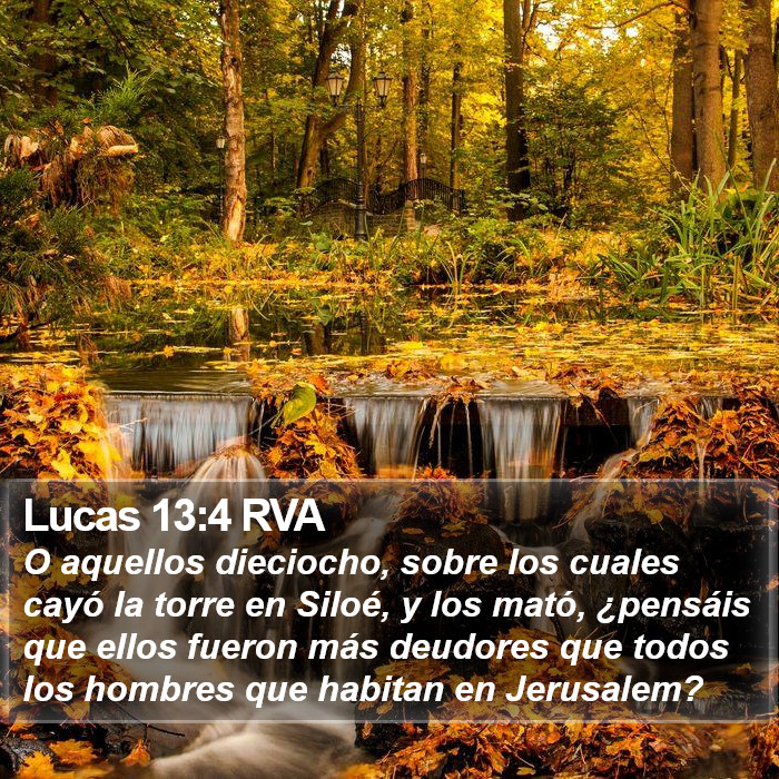 Lucas 13:4 RVA Bible Study