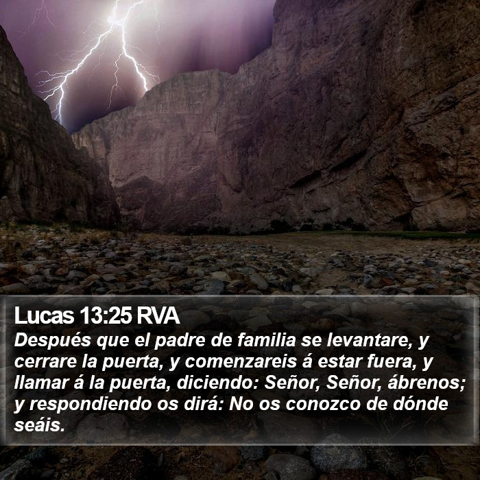 Lucas 13:25 RVA Bible Study