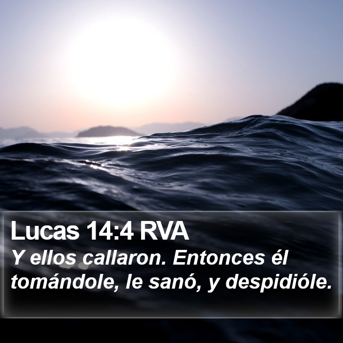 Lucas 14:4 RVA Bible Study