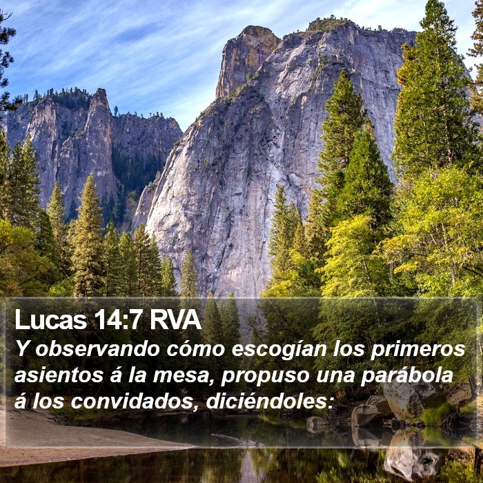 Lucas 14:7 RVA Bible Study