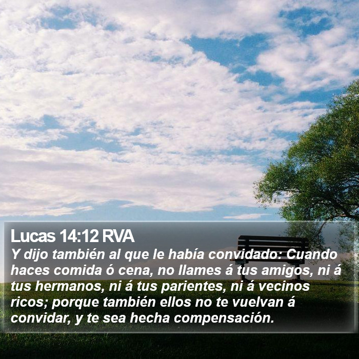 Lucas 14:12 RVA Bible Study