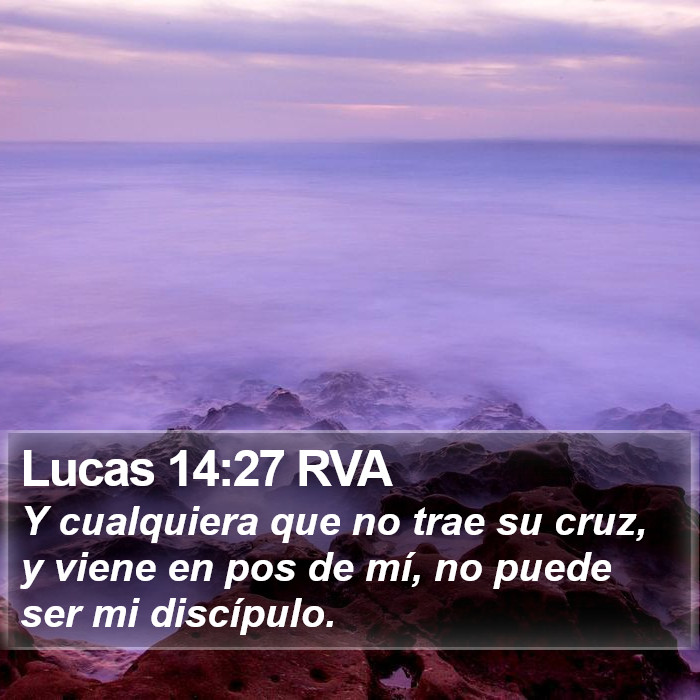 Lucas 14:27 RVA Bible Study