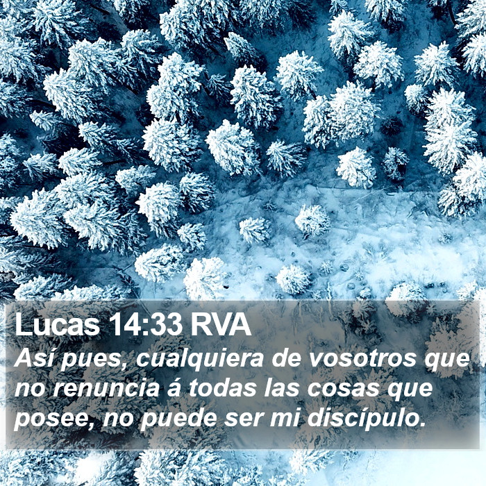 Lucas 14:33 RVA Bible Study