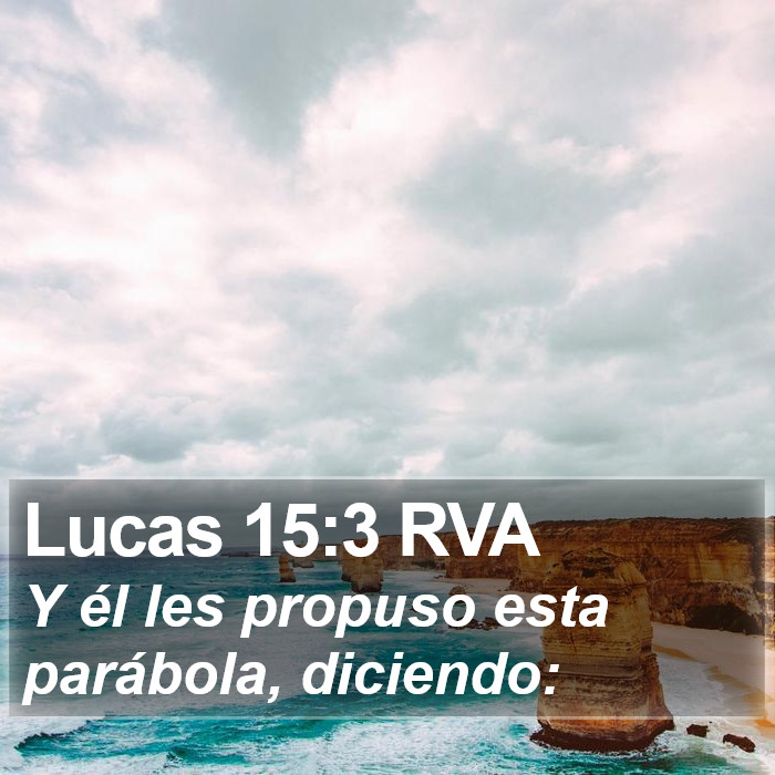 Lucas 15:3 RVA Bible Study