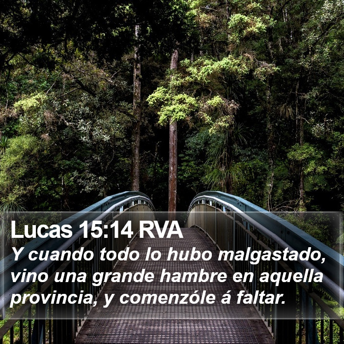 Lucas 15:14 RVA Bible Study