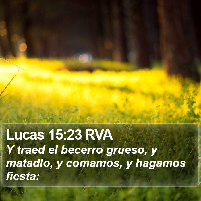 Lucas 15:23 RVA Bible Study