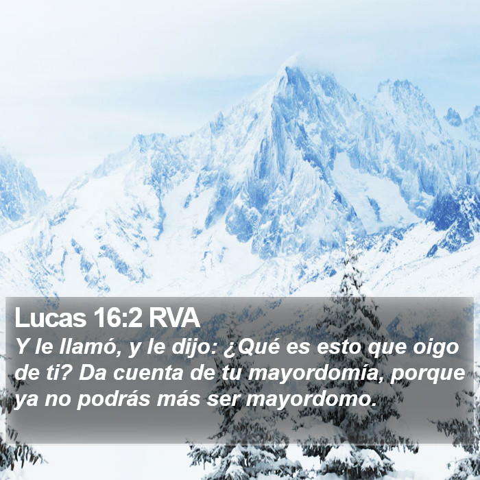 Lucas 16:2 RVA Bible Study