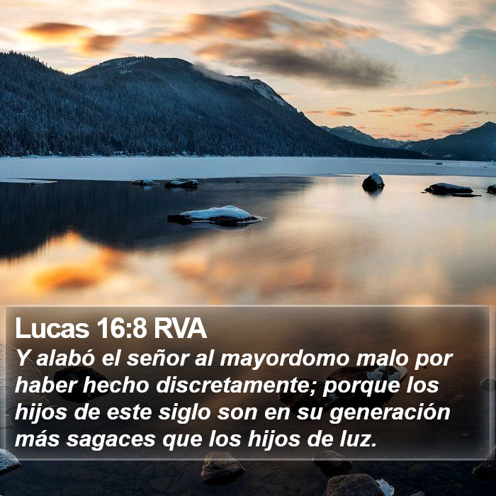 Lucas 16:8 RVA Bible Study