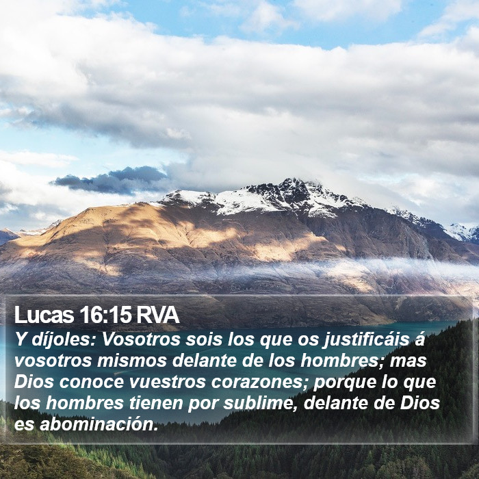 Lucas 16:15 RVA Bible Study