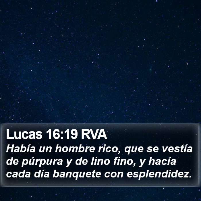 Lucas 16:19 RVA Bible Study