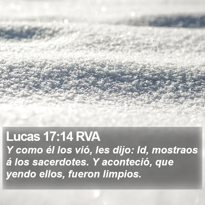 Lucas 17:14 RVA Bible Study