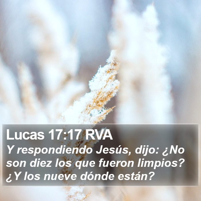 Lucas 17:17 RVA Bible Study