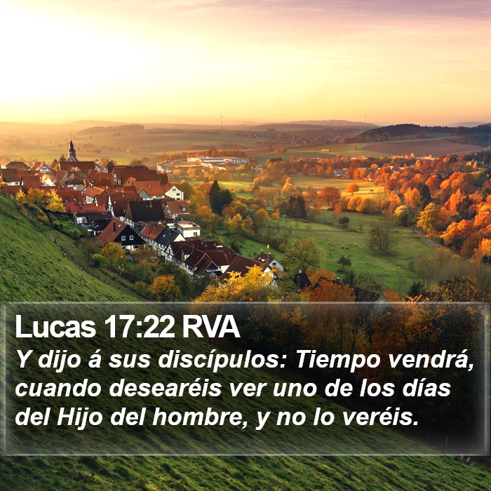 Lucas 17:22 RVA Bible Study