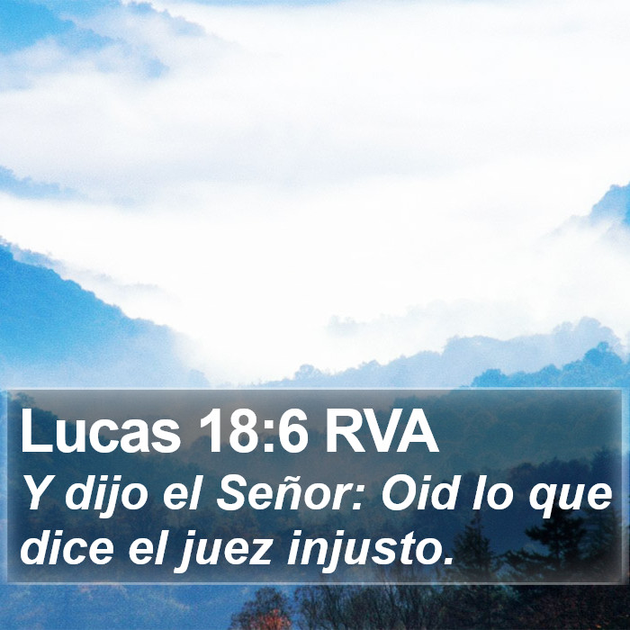 Lucas 18:6 RVA Bible Study