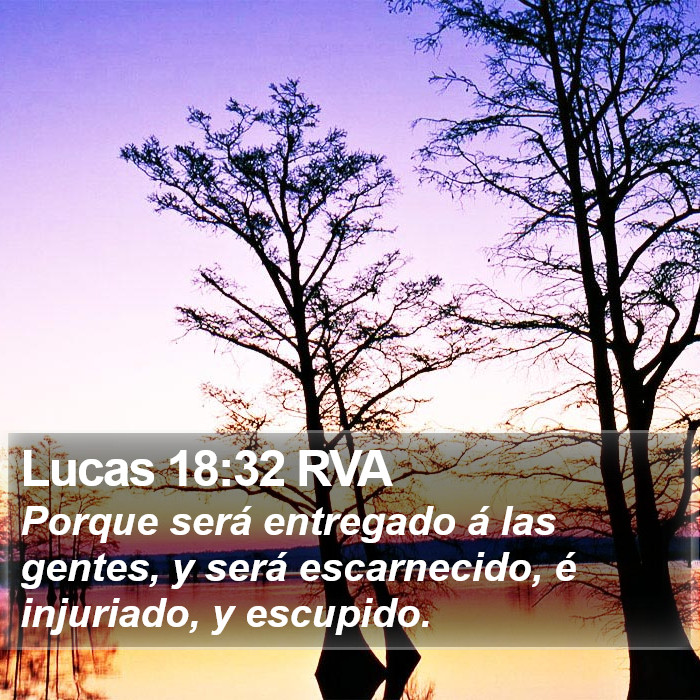 Lucas 18:32 RVA Bible Study