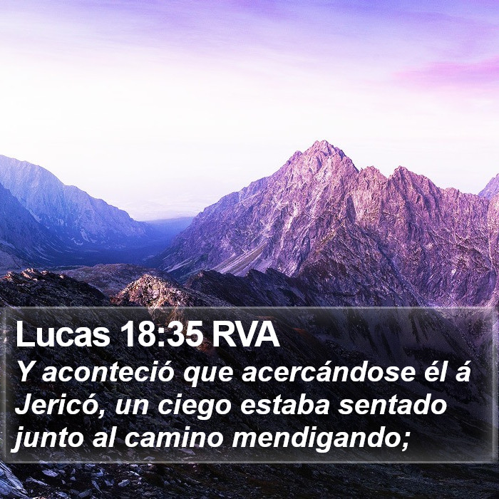 Lucas 18:35 RVA Bible Study