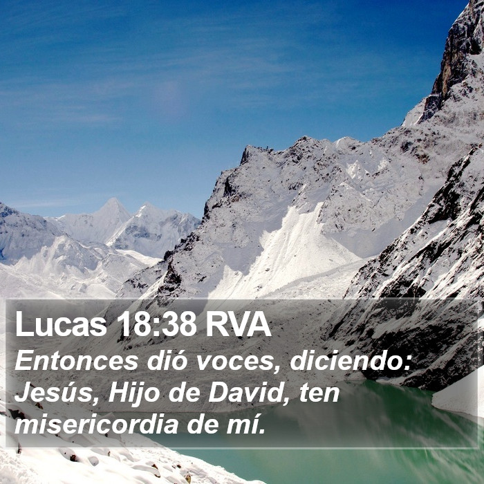 Lucas 18:38 RVA Bible Study