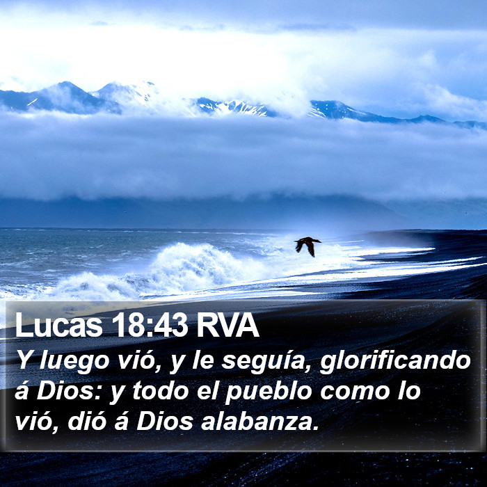 Lucas 18:43 RVA Bible Study