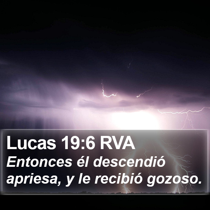 Lucas 19:6 RVA Bible Study