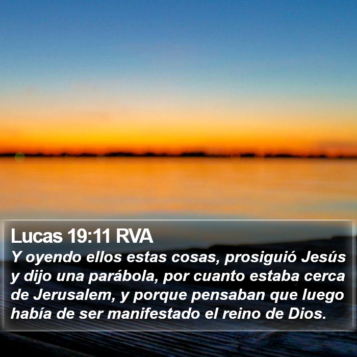 Lucas 19:11 RVA Bible Study