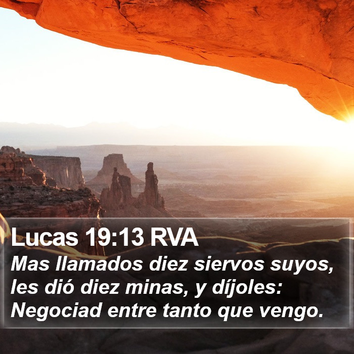 Lucas 19:13 RVA Bible Study