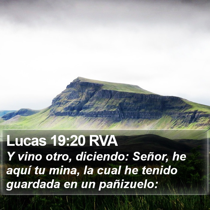 Lucas 19:20 RVA Bible Study