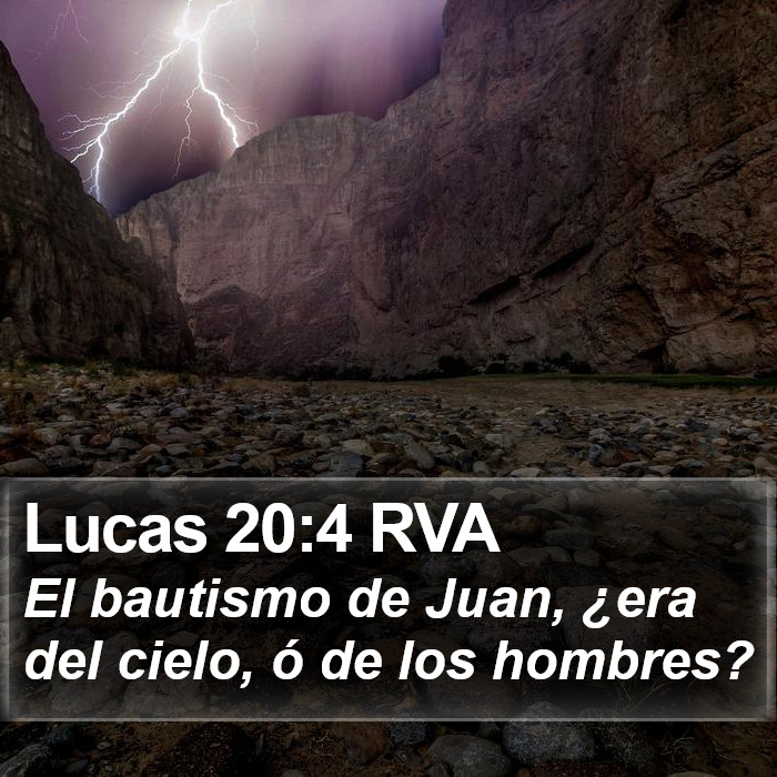 Lucas 20:4 RVA Bible Study